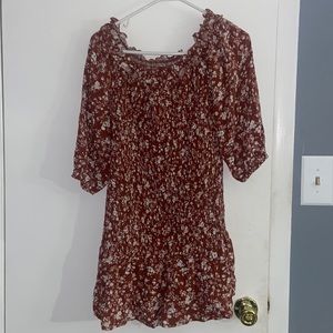 Off the shoulder dress